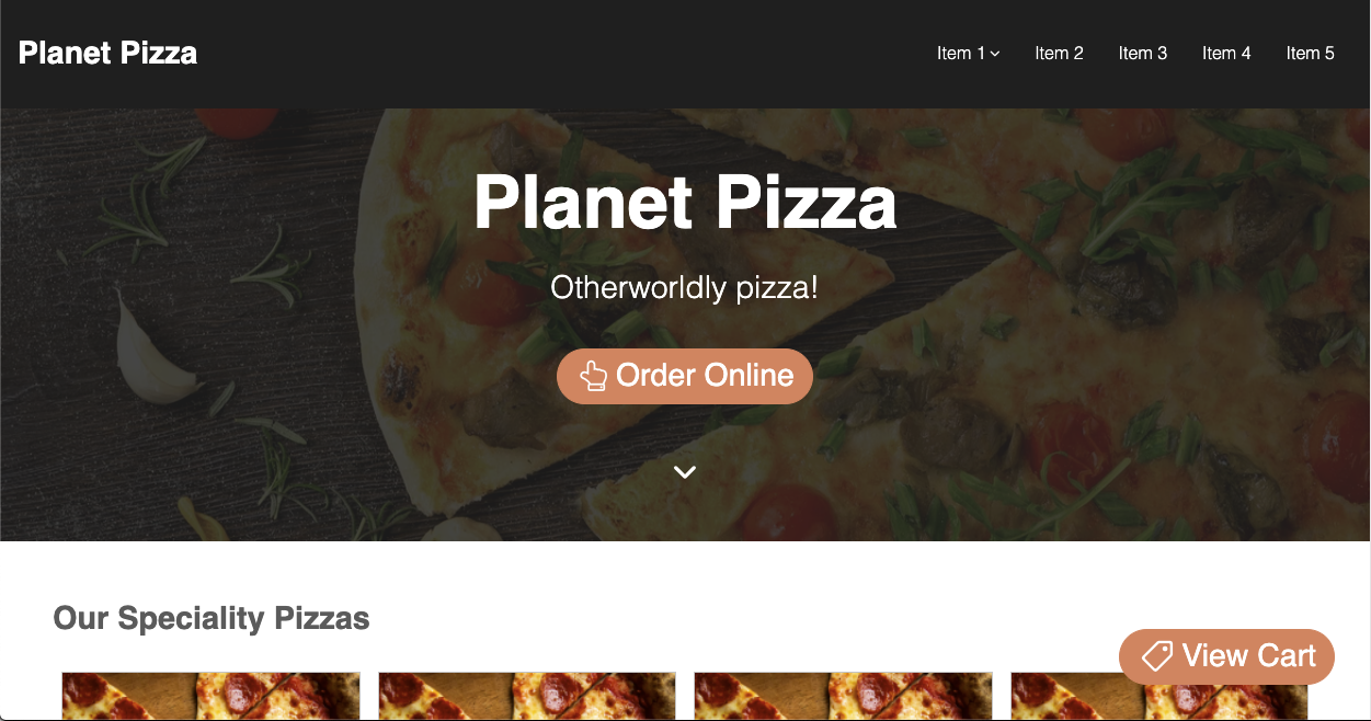 Retail example using Platform UI